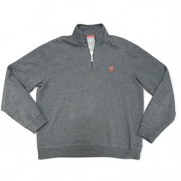 Other - Chaps Gray Quarterzip Sweater Size XL